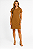 VESTIDO DRESS LISO - CONHAQUE - Imagem 1