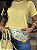 T-SHIRT LISA - AMARELO MANTEIGA - Imagem 2