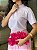 T-SHIRT GOLA ALTA LISA - LILÁS - Imagem 3