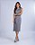 VESTIDO MIDI CAVADO LISO - CINZA PLATINA - Imagem 2
