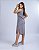 VESTIDO MIDI CAVADO LISO - CINZA PLATINA - Imagem 4