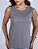VESTIDO MIDI CAVADO LISO - CINZA PLATINA - Imagem 3