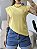 T-SHIRT MUSCLE TEE - AMARELO MANTEIGA - Imagem 2