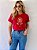T-SHIRT NOSSA SENHORA APARECIDA C/FOIL - CHERRY RED - Imagem 1