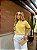 T-SHIRT GOLA ALTA LISA - AMARELO MANTEIGA - Imagem 5