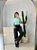 T-SHIRT GOLA ALTA LISA - VERDE MENTA - Imagem 4