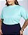 T-SHIRT GOLA ALTA LISA - VERDE MENTA - Imagem 6