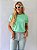 T-SHIRT MANGA DOBRADA - VERDE ACQUA - Imagem 2