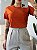 T-SHIRT MANGA DOBRADA - TERRACOTA - Imagem 3