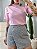 T-SHIRT GOLA ALTA LISA - ROSA CREAM - Imagem 2