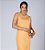 VESTIDO MIDI CAVADO LISO - LARANJA CANDY - Imagem 2