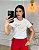 T-SHIRT DEUS ESCREVE NOVOS COMEÇOS C/STRASS - OFF WHITE - Imagem 1