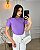 T-SHIRT MANGA PRINCESA LAÇOS (BORDADA) - ROXO AMETISTA - Imagem 3