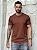 CAMISETA MASCULINA LISA - MARROM - Imagem 1