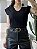 T-SHIRT MUSCLE TEE GOLA V - PRETO - Imagem 2
