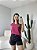 T-SHIRT MUSCLE TEE GOLA V - ROSA CARMIM - Imagem 1