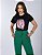 CALÇA PANTALONA CANELADA - VERDE - Imagem 3