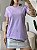 T-SHIRT MINI LAÇOS C/STRASS - LILÁS - Imagem 2