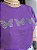 T-SHIRT TRIO DE BORBOLETAS C/STRASS - ROXO SENSITIVE - Imagem 2