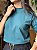 T-SHIRT GOLA ALTA LISA - VERDE NOITE - Imagem 2
