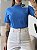 T-SHIRT GOLA ALTA LISA - AZUL REAL - Imagem 2