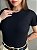 T-SHIRT CANELADA - PRETO - Imagem 2
