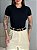 T-SHIRT CANELADA - PRETO - Imagem 3