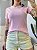 T-SHIRT CANELADA - ROSA CREAM - Imagem 2