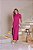 VESTIDO MAITÊ LISO DE ALGODÃO COM BOLSO - FUCSIA - Imagem 3
