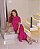 VESTIDO MAITÊ LISO DE ALGODÃO COM BOLSO - FUCSIA - Imagem 4