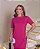 VESTIDO MAITÊ LISO DE ALGODÃO COM BOLSO - FUCSIA - Imagem 7
