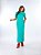 VESTIDO MAITÊ LISO DE ALGODÃO COM BOLSO  - VERDE JADE - Imagem 3