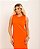 VESTIDO MIDI CAVADO LISO - LARANJA ENERGIC - Imagem 2