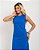 VESTIDO MIDI CAVADO LISO - AZUL CANETA - Imagem 2