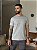 CAMISETA MASCULINA LISA - CINZA MESCLA - Imagem 1