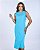VESTIDO MIDI CAVADO LISO - ACQUA BLUE - Imagem 2