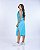 VESTIDO MIDI CAVADO LISO - ACQUA BLUE - Imagem 3