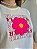 T-SHIRT FLOWER VELUDO - OFF WHITE - Imagem 2