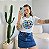 T-SHIRT MINNIE E MARGARIDA VELUDO - OFF WHITE - Imagem 1