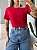 T-SHIRT MANGA DOBRADA - VERMELHO - Imagem 2