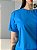 T-SHIRT MANGA DOBRADA - AZUL REAL - Imagem 2