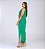 VESTIDO MIDI CAVADO C/BOLSO - VERDE BANDEIRA - Imagem 3
