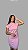 VESTIDO MUSCLE TEE - ROSA BLOOM - Imagem 1