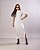 VESTIDO MAITÊ LISO DE ALGODÃO COM BOLSO - BEGE NATURAL - Imagem 1