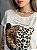 T-SHIRT ONÇA BE BRAVE - BEGE NATURAL - Imagem 2