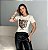 T-SHIRT ONÇA BE BRAVE - BEGE NATURAL - Imagem 1