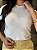 T-SHIRT CANELADA - BRANCO - Imagem 2
