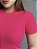 T-SHIRT CANELADA - ROSA PINK - Imagem 2