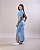 VESTIDO MAITÊ LISO DE ALGODÃO COM BOLSO - AZUL DENIM - Imagem 3