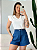 T-SHIRT MUSCLE TEE GOLA V - OFF WHITE - Imagem 1